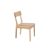emvo日式家具风格餐厅餐椅实木白橡木原木北欧风格椅子书桌椅子
