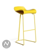 包邮北欧设计师塑料吧台椅工作室高脚椅意大利咖啡店餐厅酒吧椅子