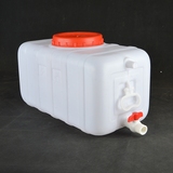 家用食品级大号卧式塑料桶长方形加厚储水桶50升水塔储水箱带龙头