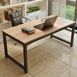 电脑桌台式家用双人办公桌简约现代宜家学生书桌学习桌简易写字台