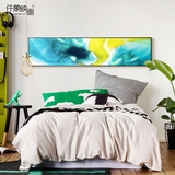 仟象映画 现代简约卧室床头挂画壁画创意抽象装饰画横幅巨幅无框