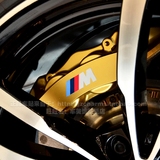 高品质汽车贴纸 耐高温刹车改装贴卡钳贴 BMW宝马M Racing车钳贴