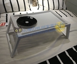 小猫宜家代购IKEA克丽普克 床用餐架小桌子床上折叠桌懒人桌 白色