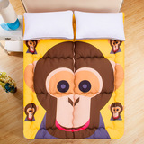 猴子卡通儿童榻榻米床垫0.9x1.9米1.2单人寝室上下床褥子1.5米1.8