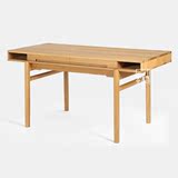 【春沐家】新中式书桌 现代中式书桌 黑胡桃木书桌 白橡木书桌