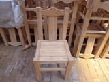 韩式实木家具 白胚 白茬榆木餐椅 牛角椅 牛头椅 厂家直销
