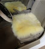 羊毛汽车坐垫冬季澳洲皮毛一体方垫椅垫沙发垫单垫地毯垫汽车用品