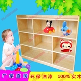 幼儿园实木玩具柜收纳柜书架书包柜宝宝玩具架蒙氏教具柜积木柜