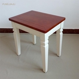 实木凳餐凳家用餐桌凳梳妆凳地中海方凳现代简约木凳板凳学习凳