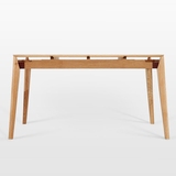 实木餐桌现代小户型长方形饭桌组装中式北美白橡木6人餐桌包邮