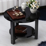 简约现代创意双层茶几桌矮桌简易客厅沙发边桌休闲桌角几圆几方几