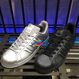 [蓝色潮人]adidas/三叶草 男子金属质感贝壳头板鞋BB1460/BB1461