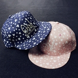 棒球帽 平沿帽子 韩版字母刺绣米奇图案青少年男女生出游遮阳帽子