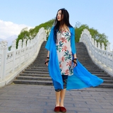 读你民族新款 2016夏装中长款外套夏天超薄防晒衫中国风女装X555