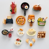 出口欧洲 日本 3D立体磁贴 创意手绘厨房装饰冰箱贴 磁铁留言贴