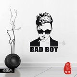 韩国明星BIGBANG权志龙个性人物海报墙贴壁画防水贴纸床头装饰
