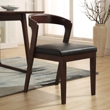 北欧宜家实木餐椅日式餐椅水曲柳胡桃木质简约设计师酒店咖啡餐椅