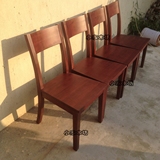 预售美式特价餐椅全实木靠背椅子餐厅家具办公椅桦木橡木定做