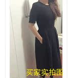 连衣裙专柜同款法式复古风名媛气质韩国女装服饰网连衣裙991
