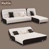 可折叠沙发床1.8米 实木多功能布艺双人小户型可拆洗沙发床组合