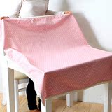 【韩国进口家居】T168 精致编织花边粉色水玉点点桌布