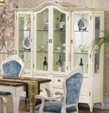 欧式家具实木 四门酒柜欧式 法式装饰柜 厅柜 可定制 B-1D01A
