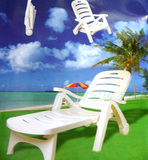 热卖【厂家直销】塑料泳池沙滩椅 躺椅 折叠 午休折叠椅/躺椅田园
