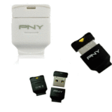 PNY插卡车载U盘4G最小巧袖珍TF读卡器正品手机内存卡时尚迷你优盘