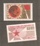 十月革命55周年 捷克1972年2全 全品 CZ1843-4