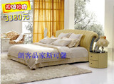中国十大品牌 斯可馨 6796床软床 双人床 真皮床 精品家居