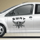 0020SWAT特种部队标志LOGEF0丰田福克斯个性改装车门车身汽车贴纸