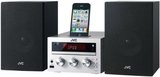 JVC 杰伟世iPod & DVD微型组合音响UX-G616S(主机为银色,扬声器为
