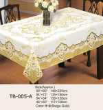 特价包邮 欧式烫金桌布 PVC长方形烫金镂空台布餐桌布 多尺寸热卖