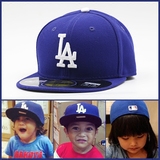 王诗龄同款美国代购newera 59fifty MLB洛杉矶道奇婴儿儿童棒球帽