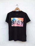 B哥原创潮牌Bigbang权志龙GD同款baby字母印花情侣短袖T恤新品