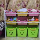 爱丽思儿童玩具收纳架 储物柜 幼儿园玩具收纳架 宝宝塑料整理架