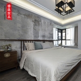 现代中式禅意双人床新中式实木卧室床古典卧室家具简约创意实木床