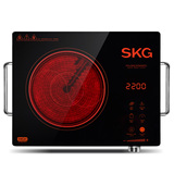 SKG 1647家用电陶炉多功能触摸式防水预约定时节能无辐射电磁炉