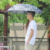 创意英伦报纸伞个性三折晴雨伞折叠学生加固商务伞韩国男女情侣伞