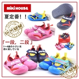 日本mikihouse夏季学步鞋包头凉鞋 网面透气软底鞋男女宝宝鞋原盒