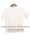 意大利代购Maxmara studio 2016春夏白色蕾丝拼接t恤 正品包邮