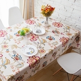 欧式田园餐桌布艺桌布花朵加厚餐桌布茶几布台布波普风格定做成品