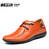 BEZIR秋冬增高鞋男式6cm日常休闲鞋韩版隐形内增高男鞋皮鞋小码36