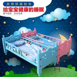 新品幼儿园塑料床 儿童单人小床护栏床 木板床 幼儿园早教午睡床
