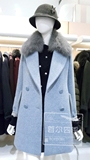 OLIVE DES OLIVE韩国代购 15冬季 女 豪华羊毛大衣 OW5WH556