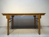 画桌中式古典家具黄柏木明式画桌实木书桌黄柏木电脑桌