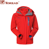 包邮热销男保暖三合一套女装TOREAD探路者冲锋衣登山TAWC92118