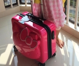 特价kt猫可爱儿童拉杆箱万向轮旅行箱包公主行李箱女学生书包18寸