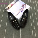 欧洲站2016秋季新款巴迪雅8528专柜正品里外真皮女鞋英伦漆皮单鞋