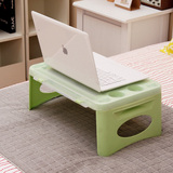 欧润哲出口正品日式简约塑料学生宿舍寝室床上用折叠小书桌电脑桌